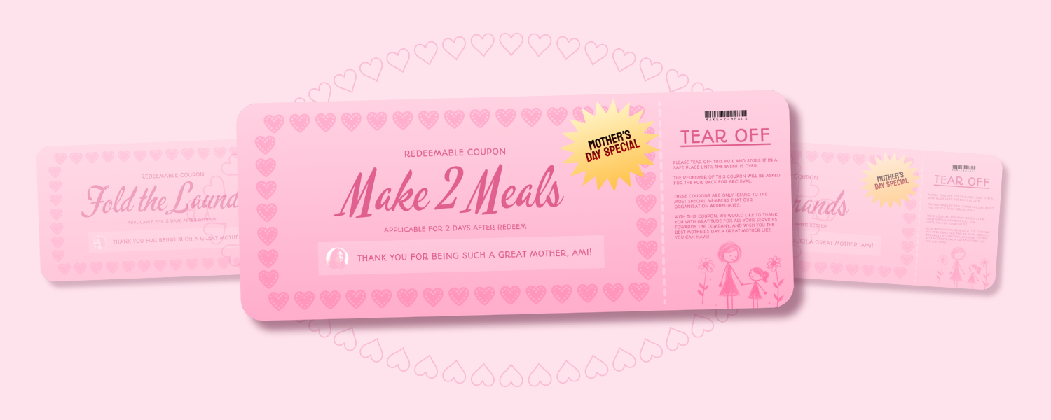 2. Mother’s Day coupons